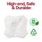 Durable White with Silver Antique Floral Paper Beverage/Cocktail Napkins (600 Napkins)